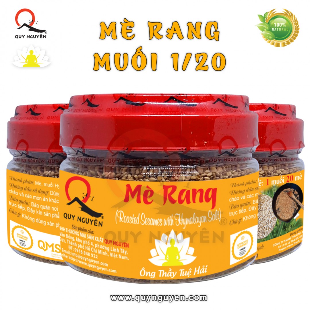 Tỉ lệ Muối 1/20 Mè