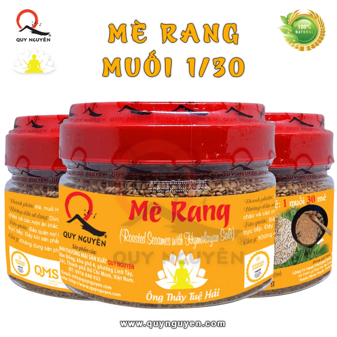 Tỉ lệ Muối 1/30 Mè