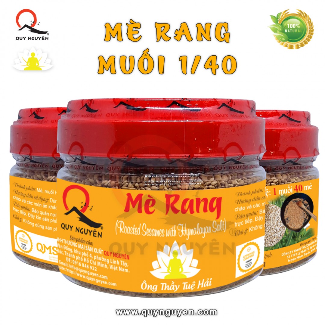 Tỉ lệ Muối 1/40 Mè