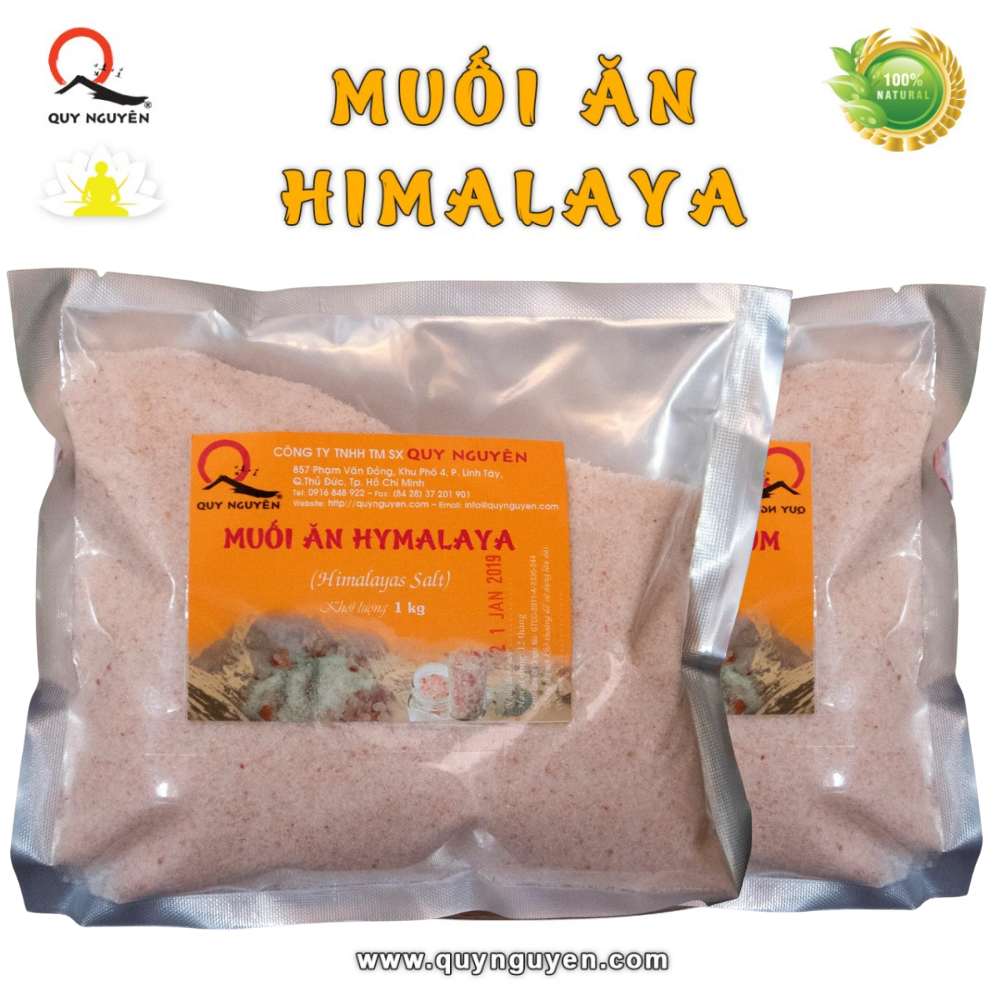 Muối ăn Hymalaya (Gói 1kg)