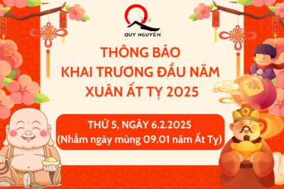 Thông Báo Khai Trương Xuân Ất Tỵ 2025