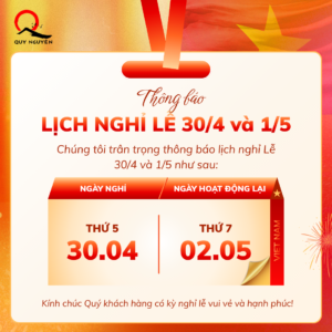 Đỏ Vàng Đơn Giản Nghỉ Lễ 304 Thông Báo Bài Đăng Facebook (1)