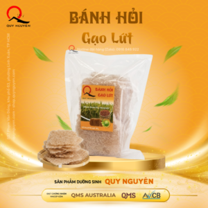 Bánh hỏi gạo lứt Quy Nguyên gói 300g thực phẩm dưỡng sinh đạt chuẩn HACCP