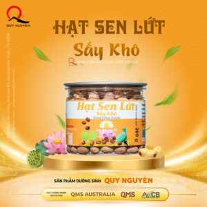 Hạt sen lứt nguyên hạt dưỡng sinh Quy Nguyên hữu cơ organic